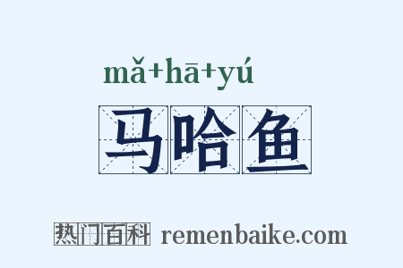马哈鱼是什么意思的图片